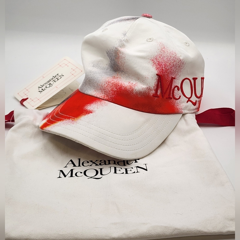 Alexander McQueen "Obscured Flower" Cap NWT